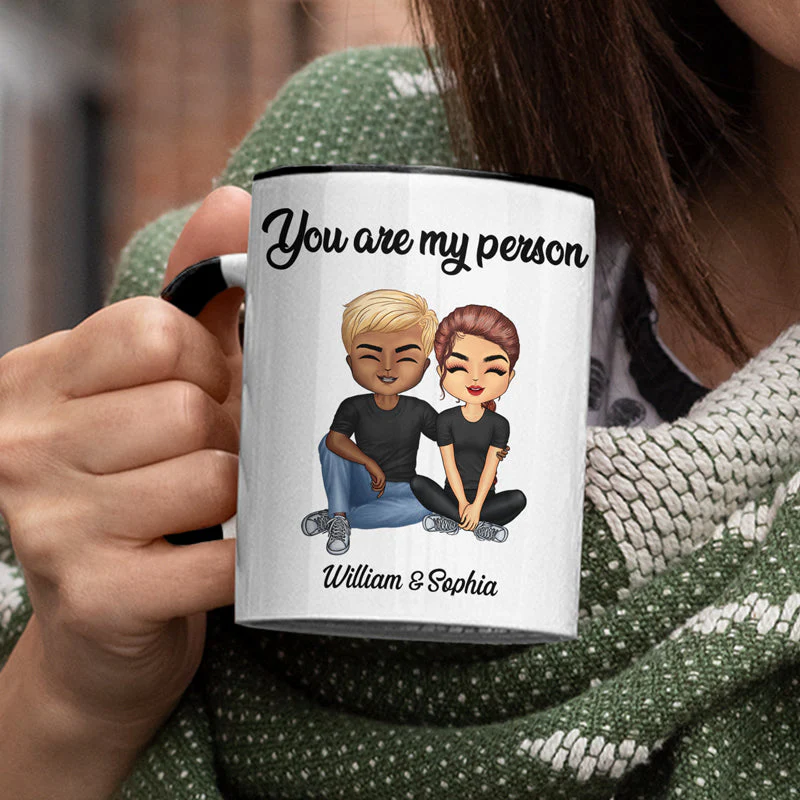 When I Tell You I Love You - Couple Gift - Personalized Custom Accent Mug - Image 3