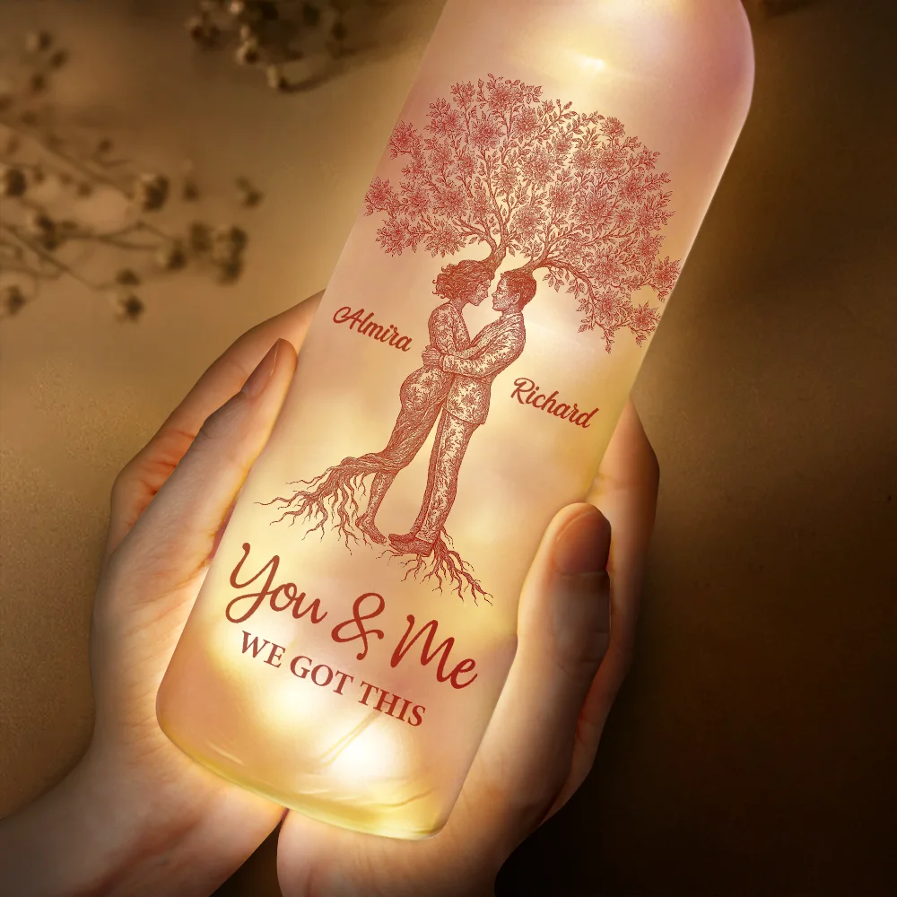 When We Get To The End Of Our Lives Together - Personalized Bottle Light - Image 3