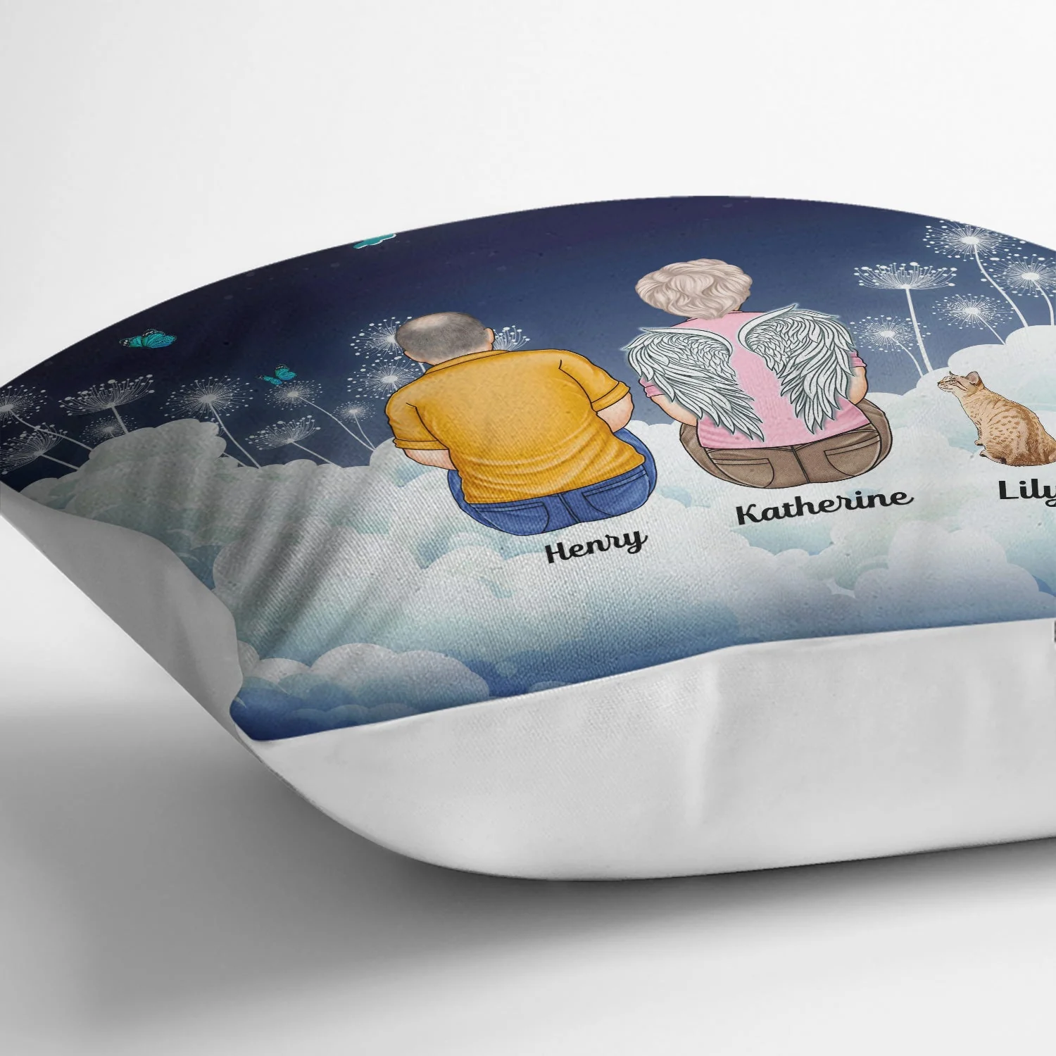 When You Miss Me Have No Fear - Memorial Sympathy Gift For Dog Lovers - Personalized Pillow - Image 3