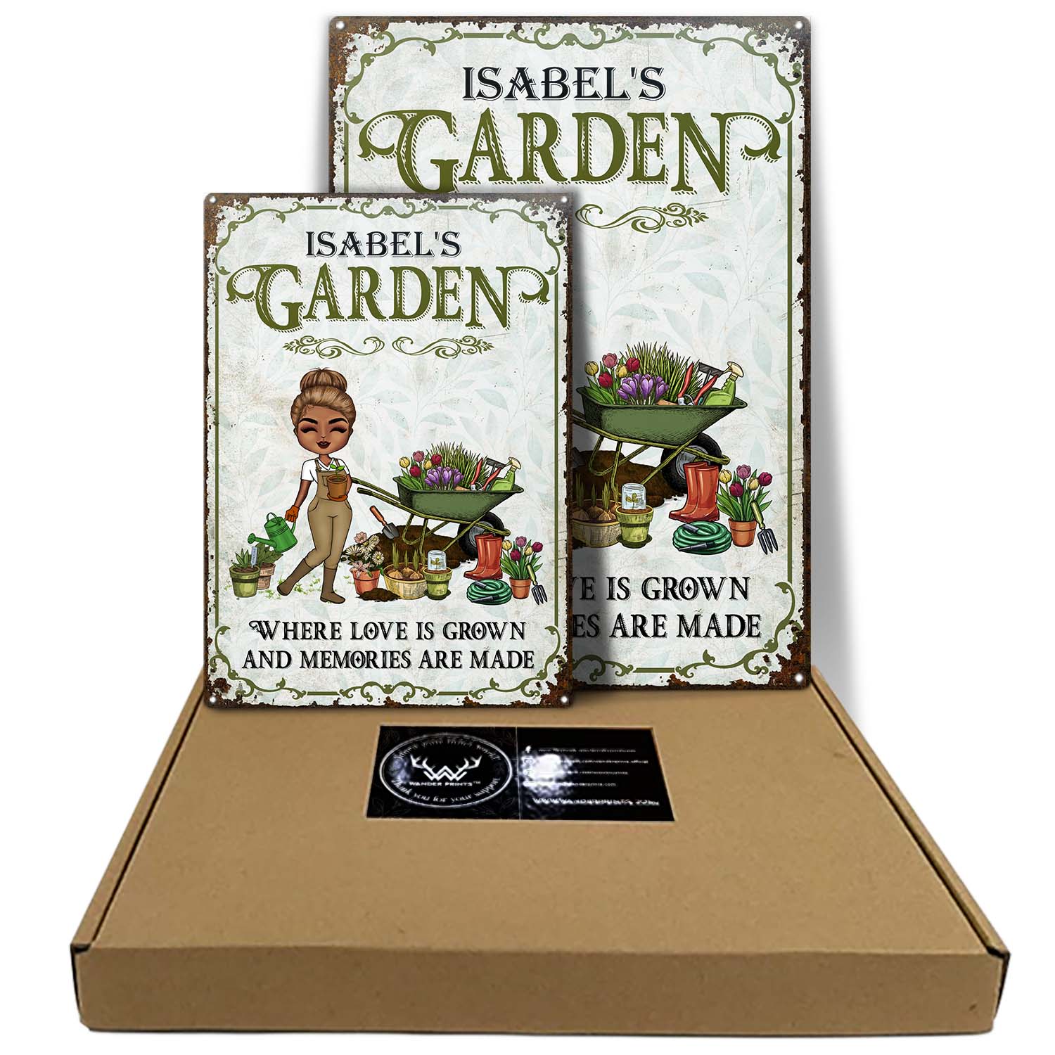 Where Love Is Grown And Memories Are Made - Birthday, Loving Gift For Yourself, Women, Men, Garden Lovers - Personalized Custom Classic Metal Signs - Image 5