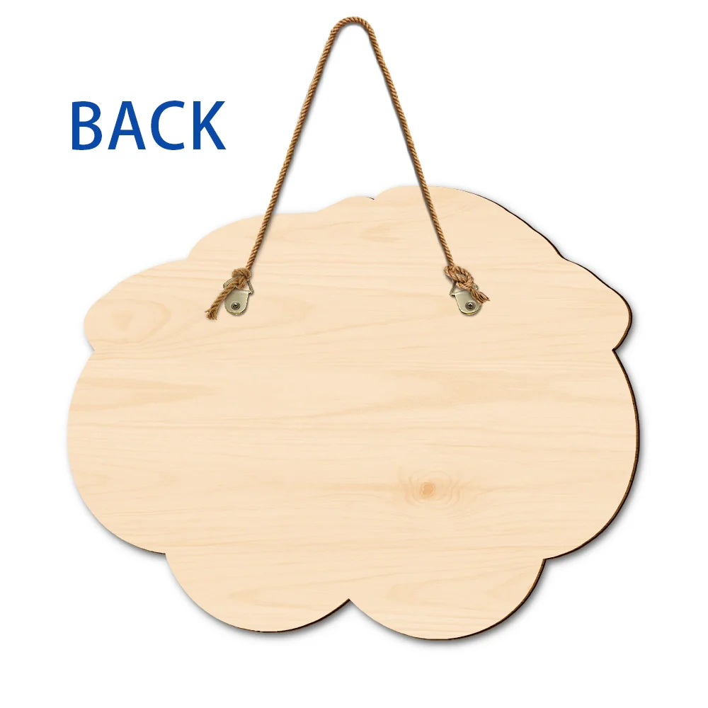 Wood Carved Effect Grandkids Spoiled Here - Personalized Custom Shaped Wood Sign - Image 6