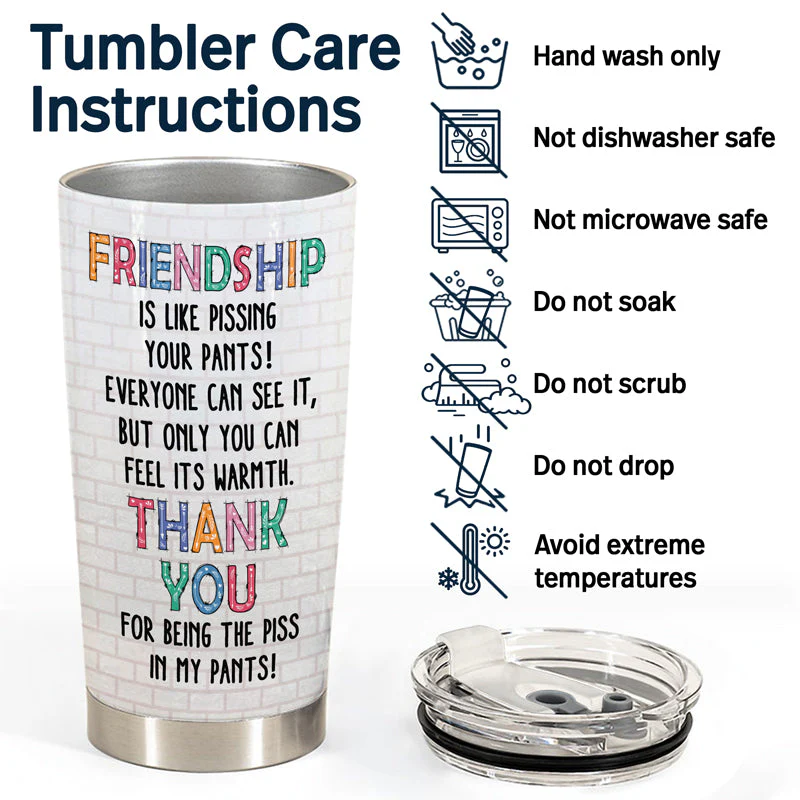 Work Made Us Colleagues Office Worker Best Friends - Bestie BFF Gift - Personalized Custom Tumbler - Image 5