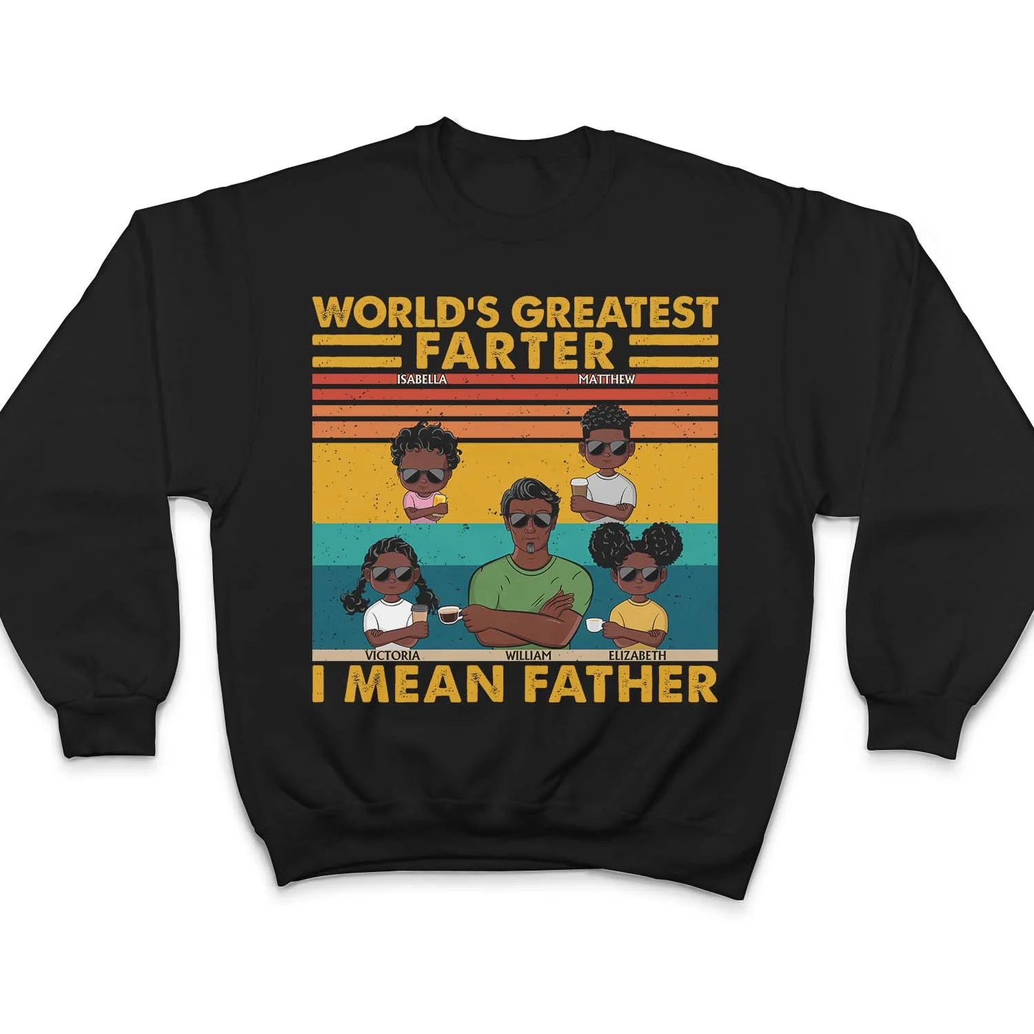 World's Greatest Farter I Mean Father - Funny, Birthday Gift For Father, Husband - Personalized Custom T Shirt - Image 5