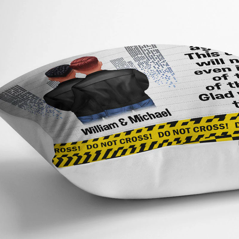 Written Notice - Gift For Couples - Personalized Custom Pillow - Image 3
