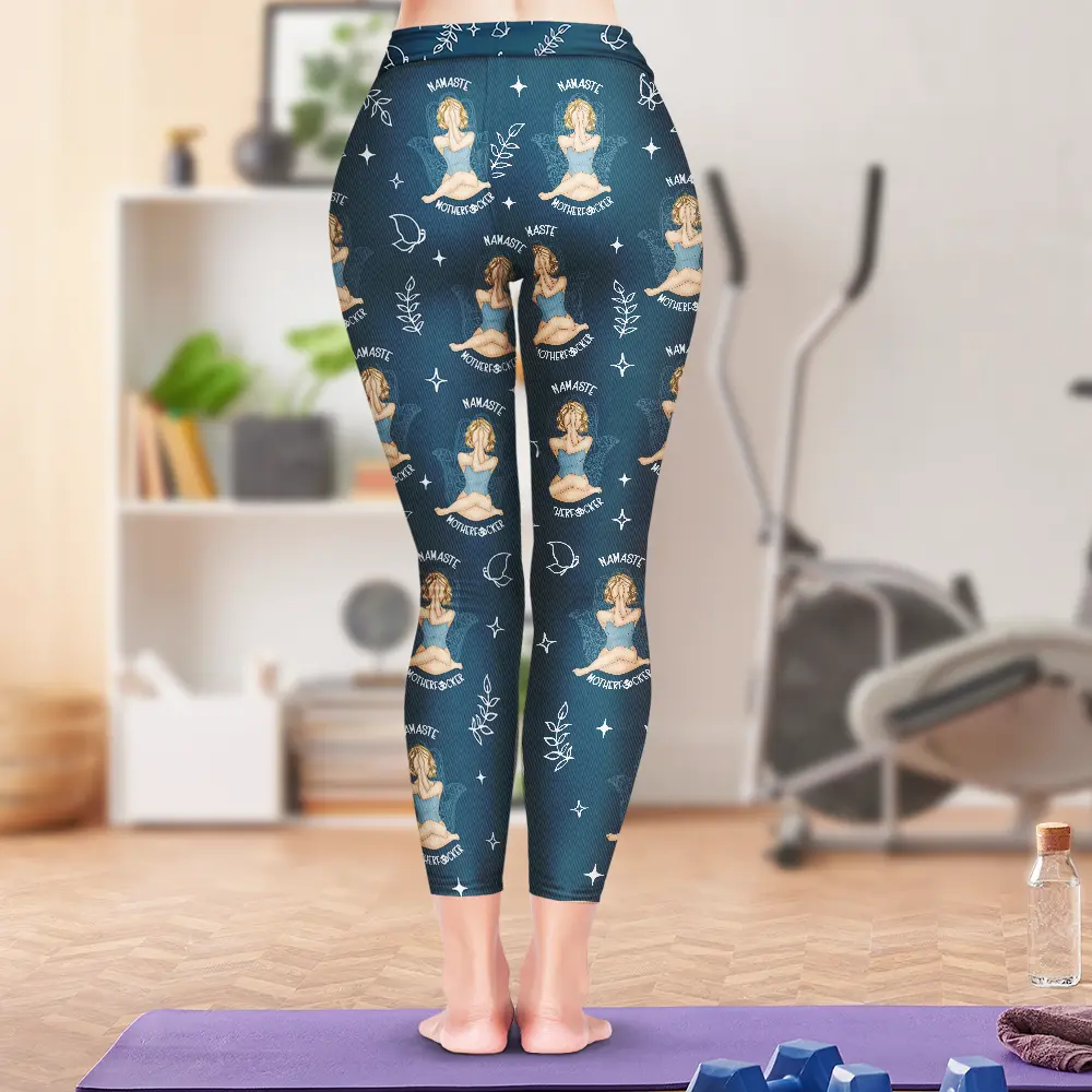 Yoga Let That Go - Personalized Leggings - Image 4
