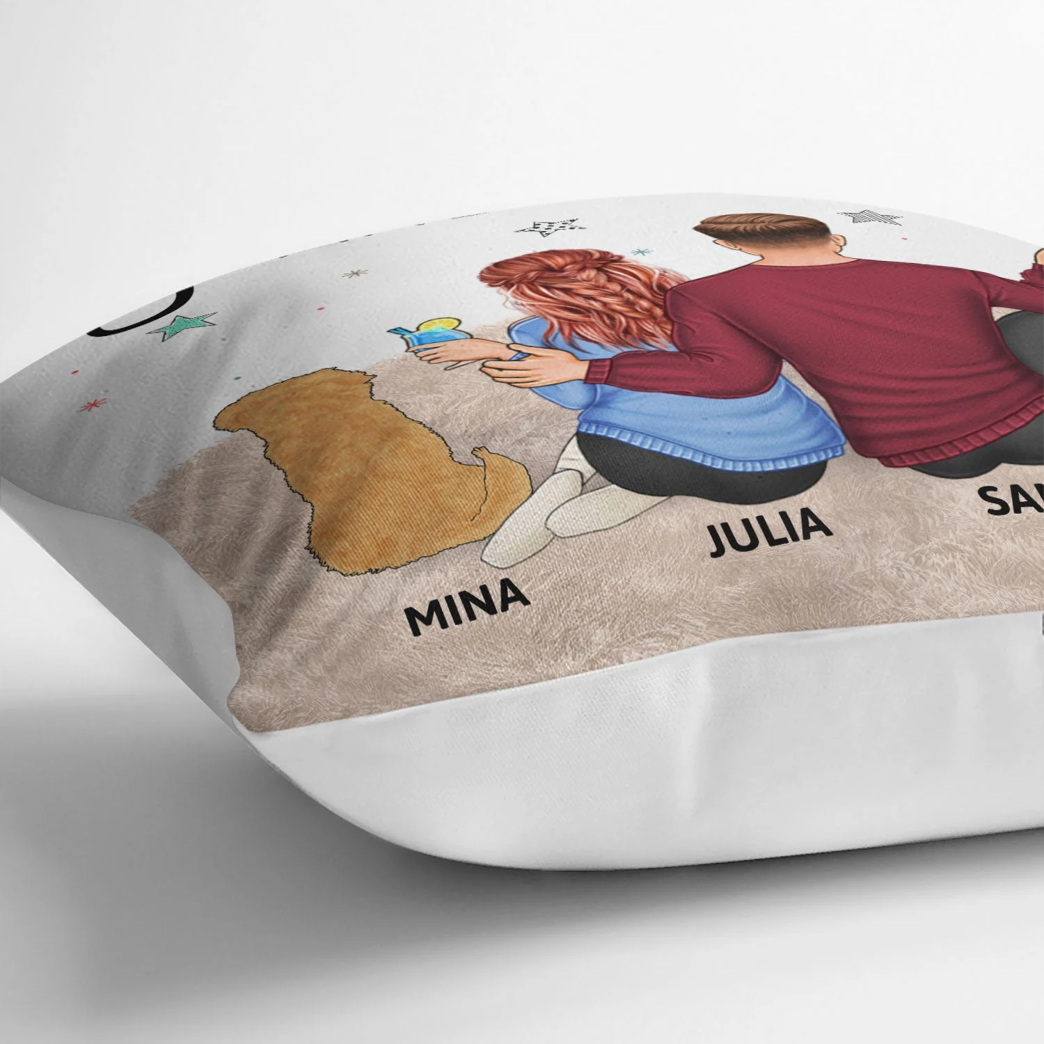 You And Me And The Fur Babies - Gift For Pet Lovers - Personalized Pillow - Image 3