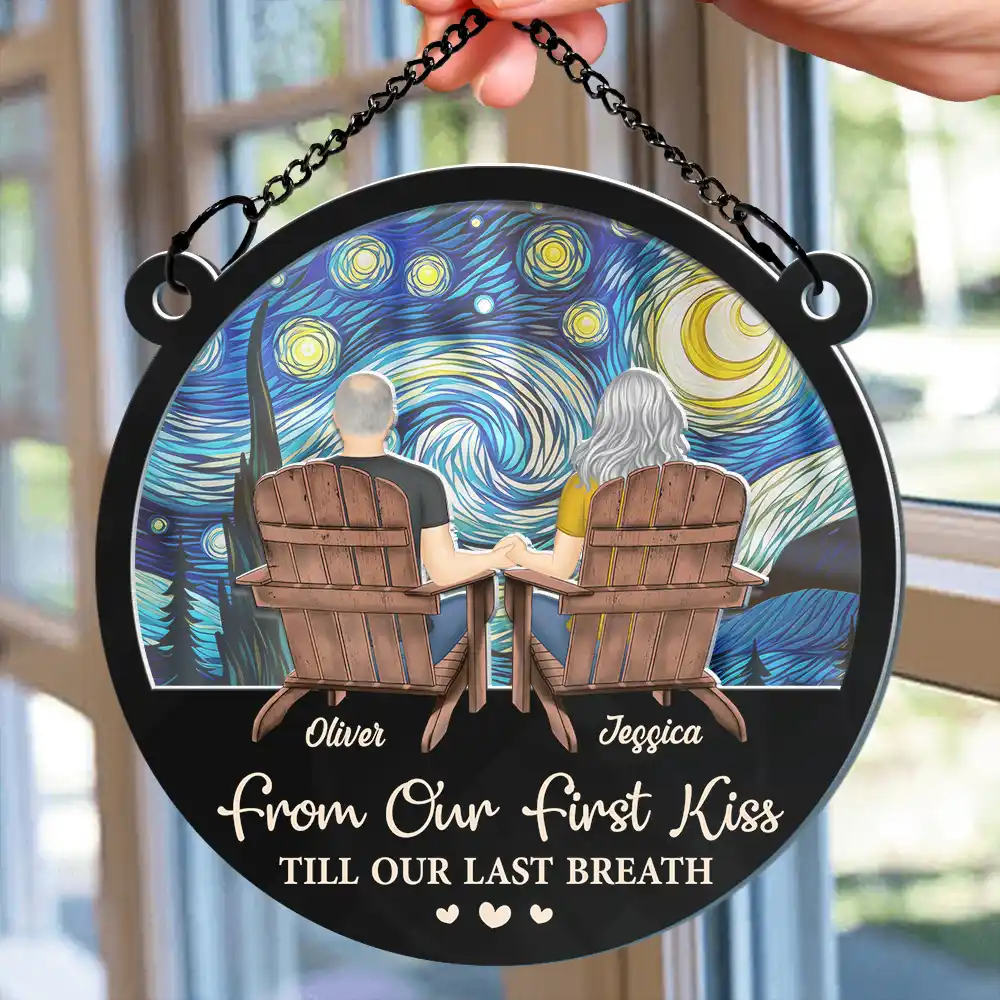 You And Me We Got This Couple - Personalized Window Hanging Suncatcher Ornament - Image 2