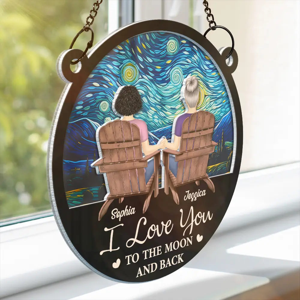 You And Me We Got This Couple - Personalized Window Hanging Suncatcher Ornament - Image 3