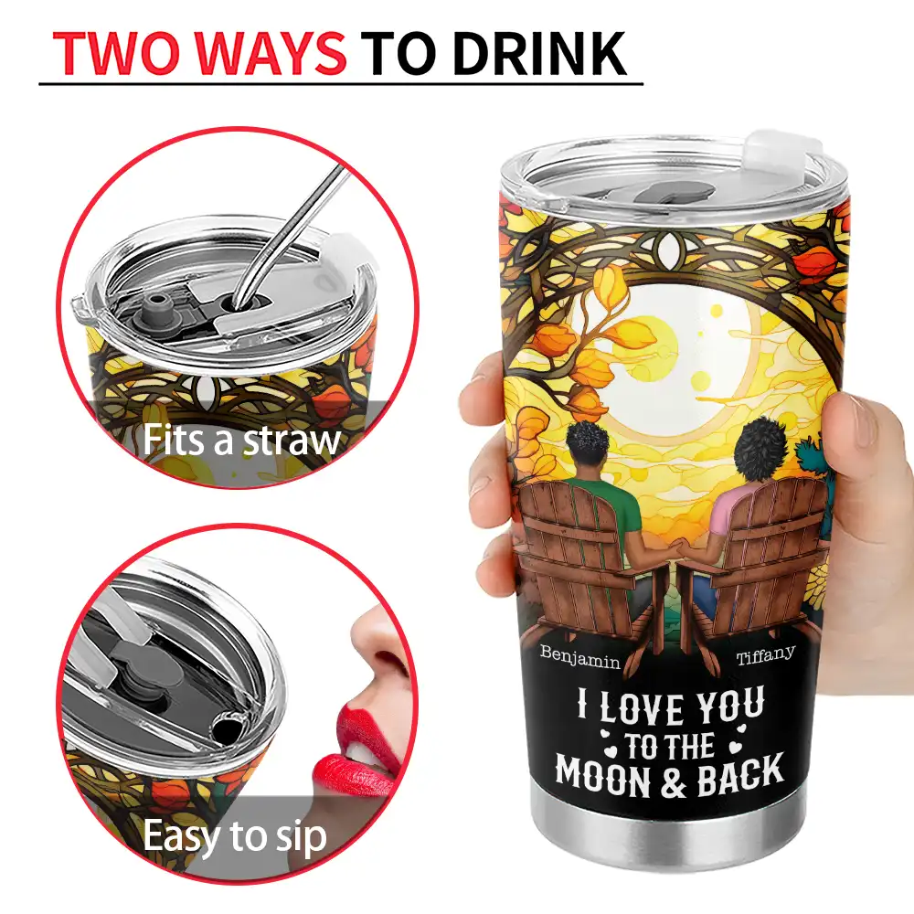 You And Me We Got This Day And Night - Personalized Tumbler - Image 4