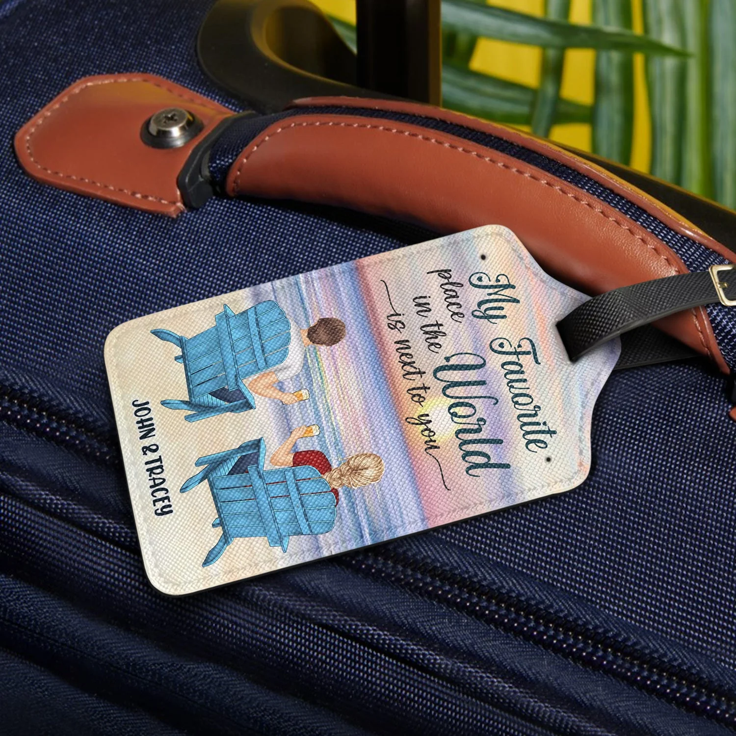 You And Me We Got This - Gift For Couples - Personalized Luggage Tag - Image 2