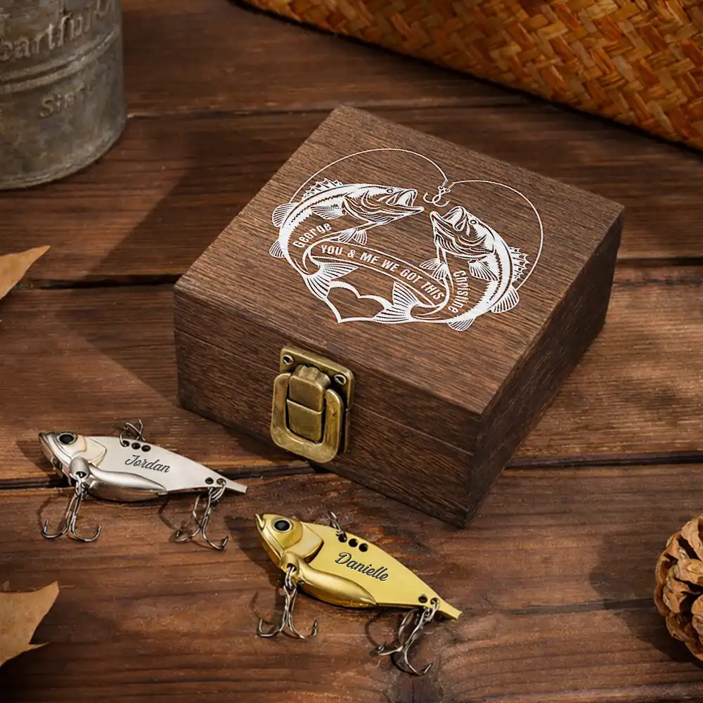 You And Me We Got This - Personalized Metal Fish Lure Set - Image 2
