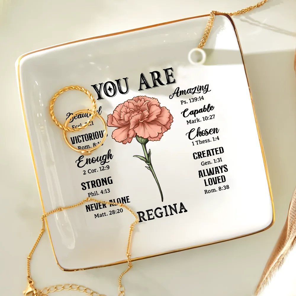 You Are Beautiful Victorious Women - Personalized Ring Dish - Image 4