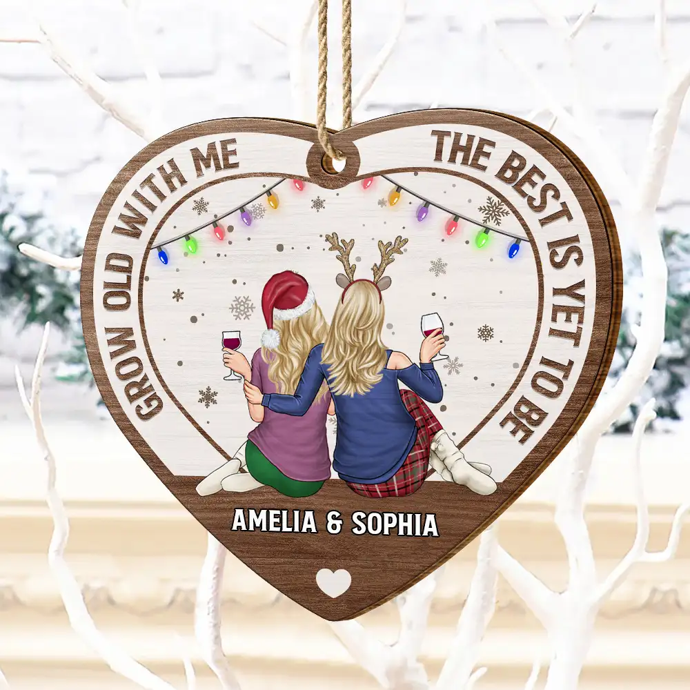 You Are By Far My Favorite - Personalized Custom Shaped Wooden Ornament - Image 4