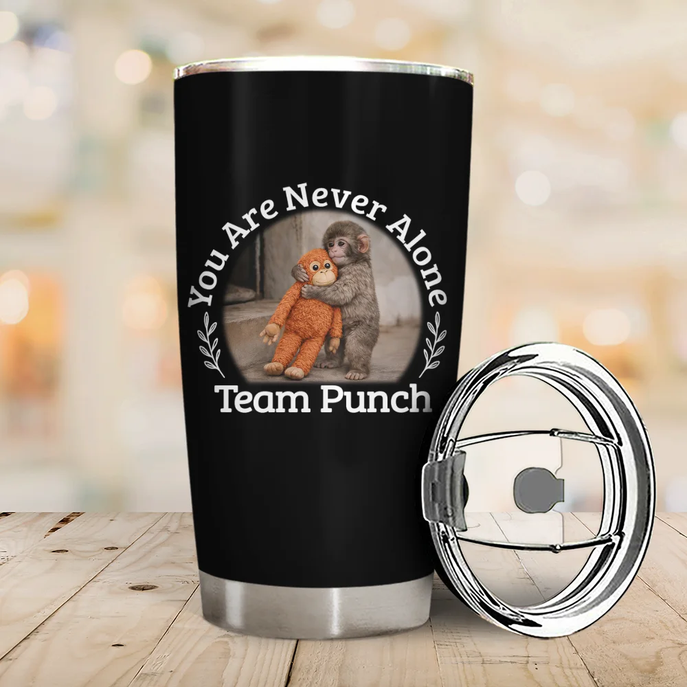 You Are Never Alone Team Punch - Personalized Tumbler - Image 2