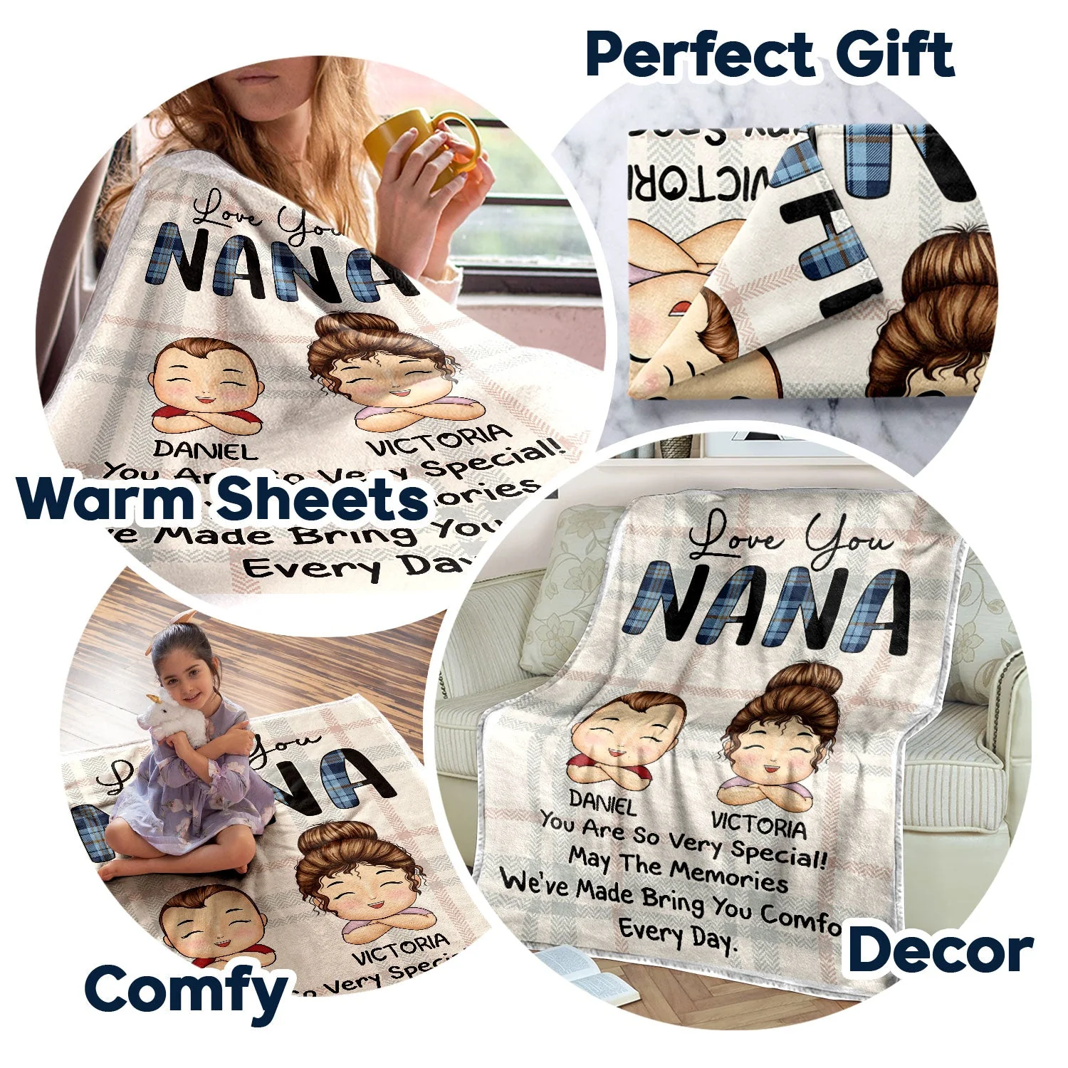 You Are So Very Special - Loving Gifts For Grandma, Grandmother, Mom - Personalized Fleece Blanket - Image 5
