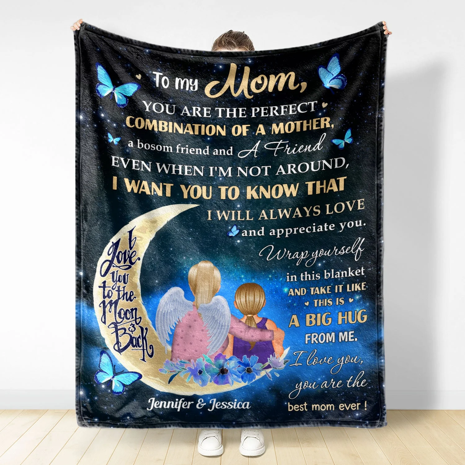 You Are The Best Mom Ever - Gift For Mother - Personalized Fleece Blanket - Image 2