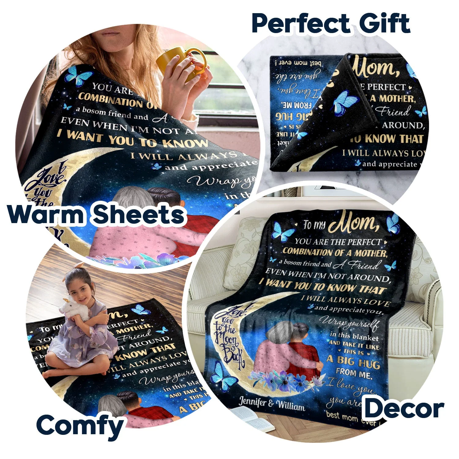 You Are The Best Mom Ever - Gift For Mother - Personalized Fleece Blanket - Image 5