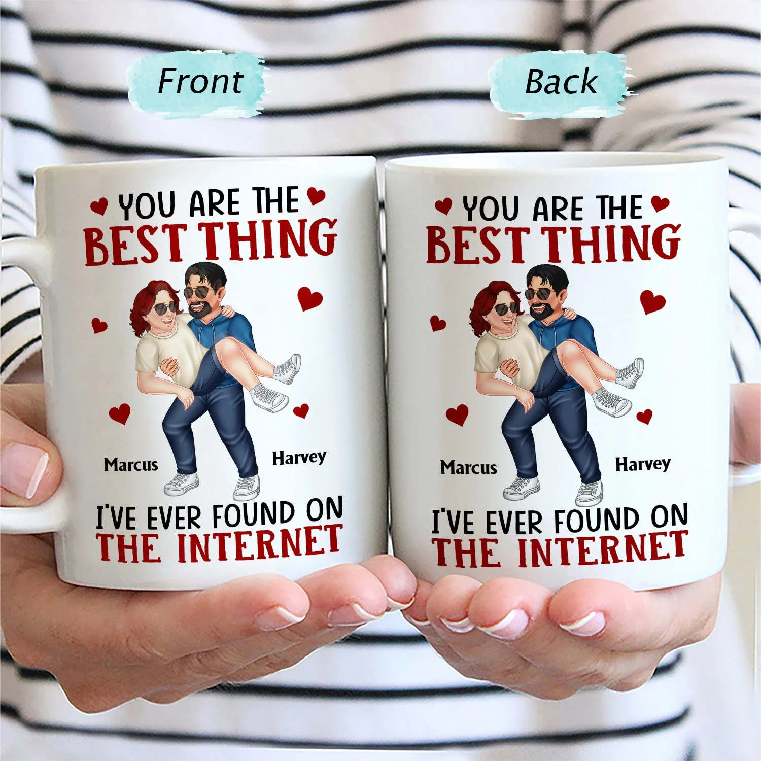 You Are The Best Thing - Gift For Couples, Husband, Wife - Personalized Mug - Image 2