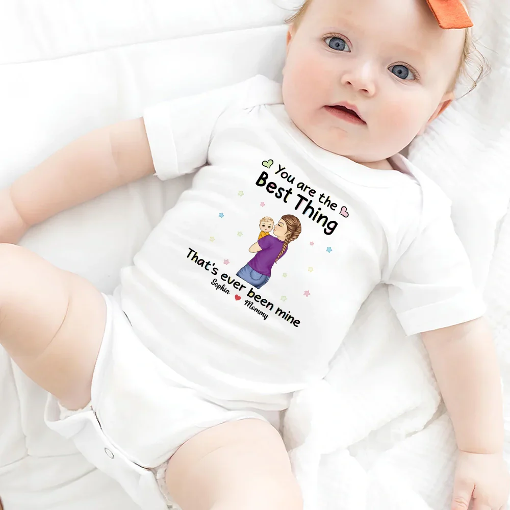 You Are The Best Thing That Ever Been Mine - Personalized Baby Onesie - Image 5