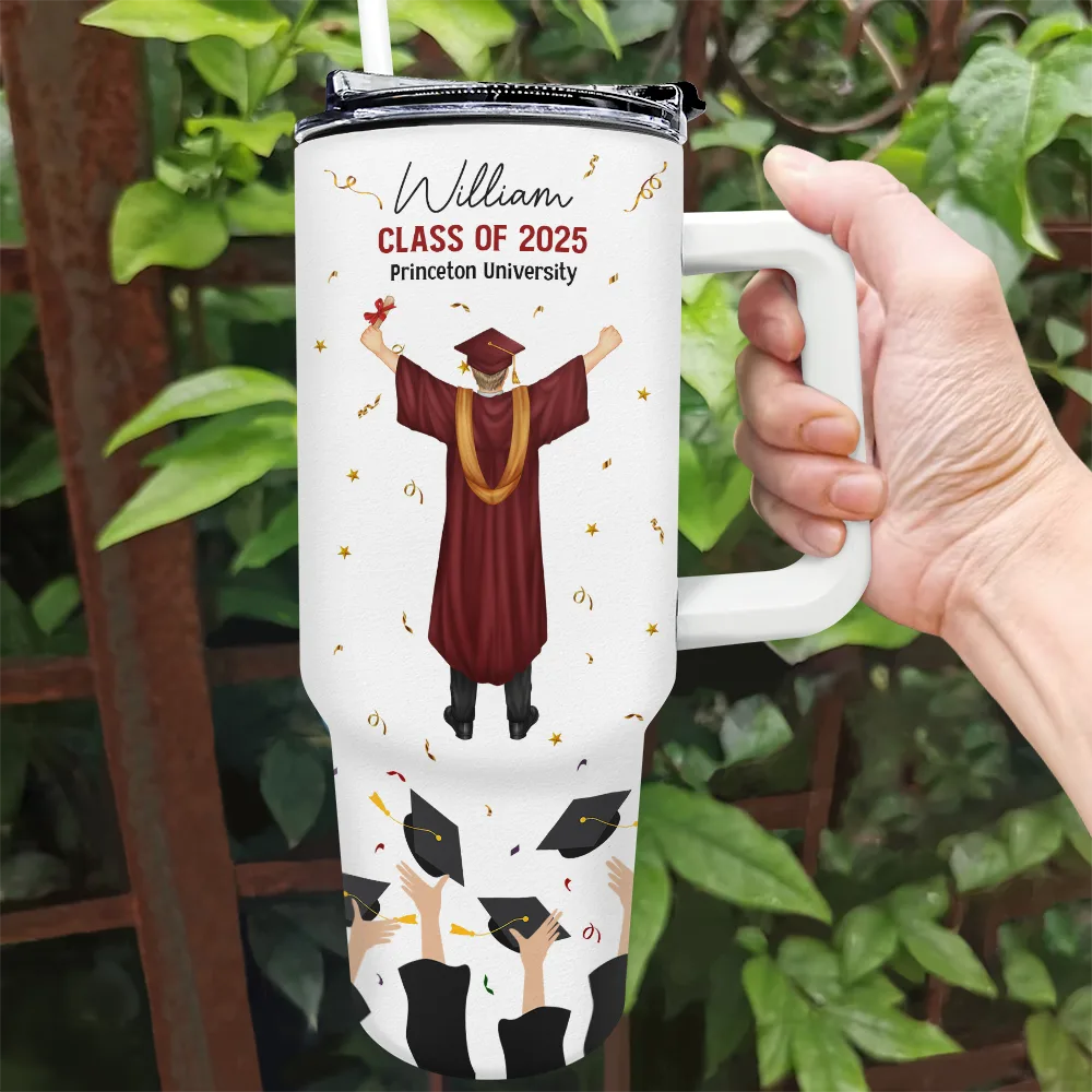 You Believed You Could So You Did - Personalized 40oz Tumbler With Straw - Image 2