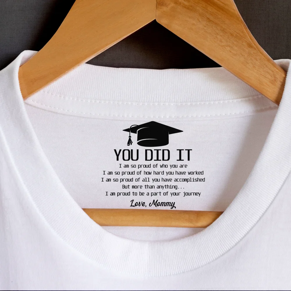 You Did It Amazing Journey Graduation Congratulations - Personalized T Shirt - Image 2