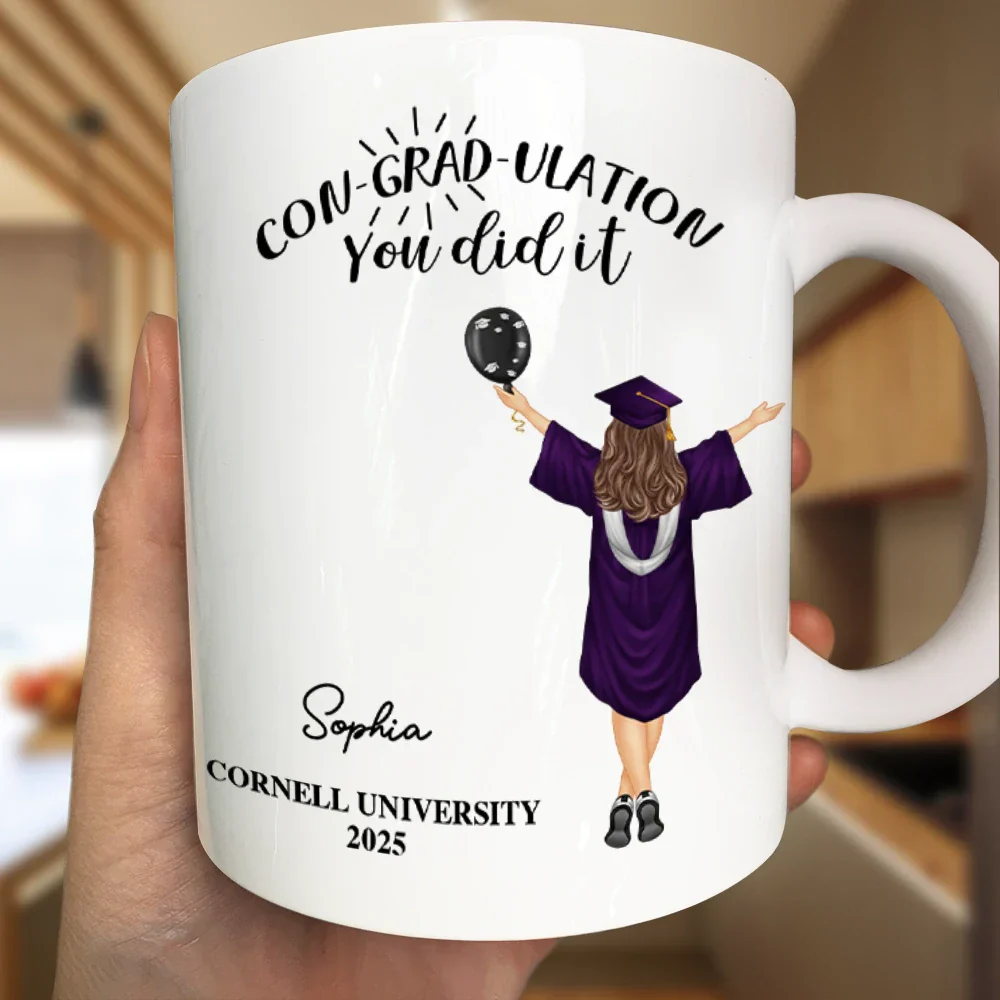 You Did It - Personalized Mug - Image 3
