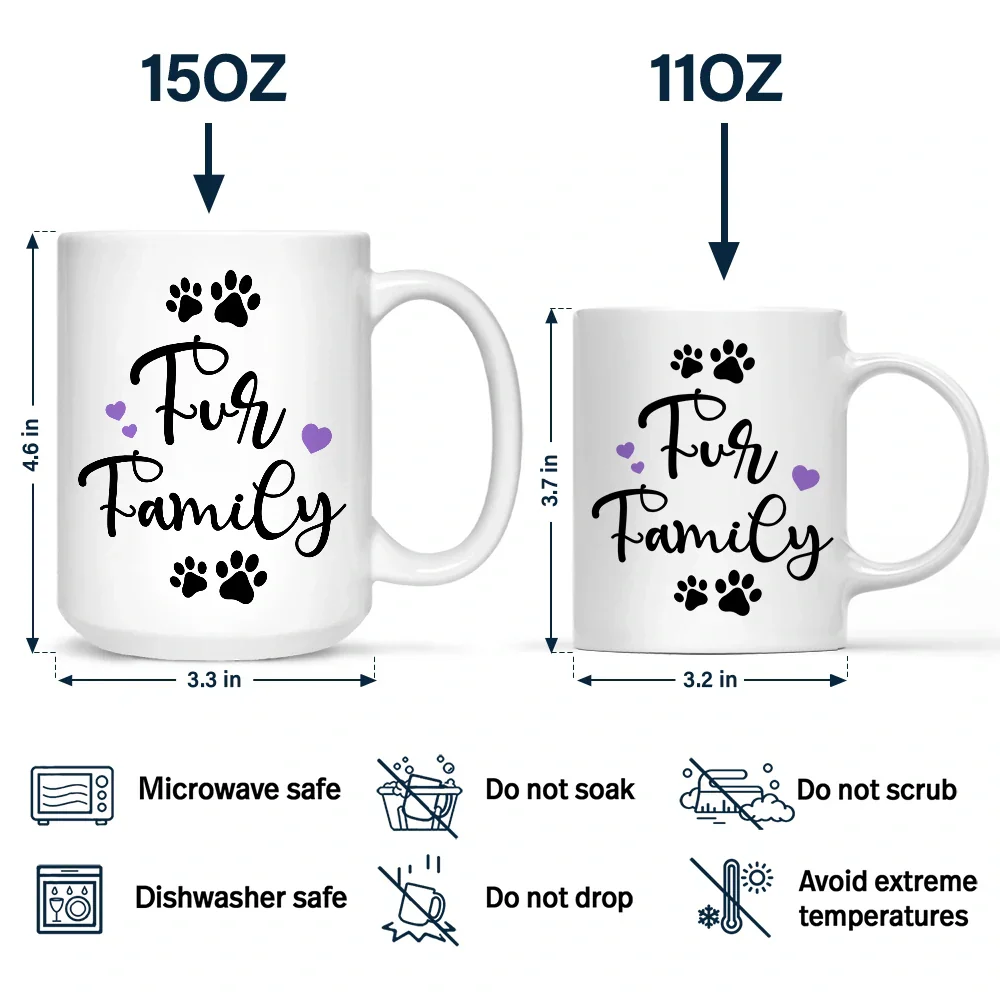 You & Me And The Dogs - Personalized Mug - Image 4