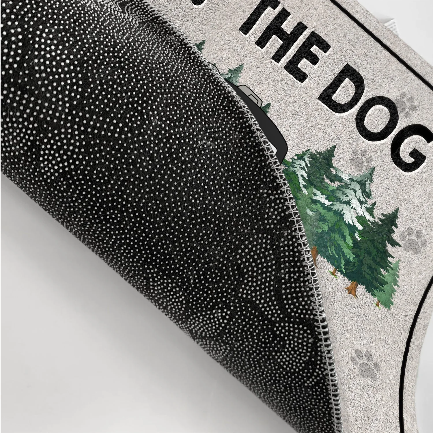 You & Me And The Dogs Walking Dog - Funny, Anniversary Gift For Camping Lovers, Couples - Personalized Doormat - Image 3