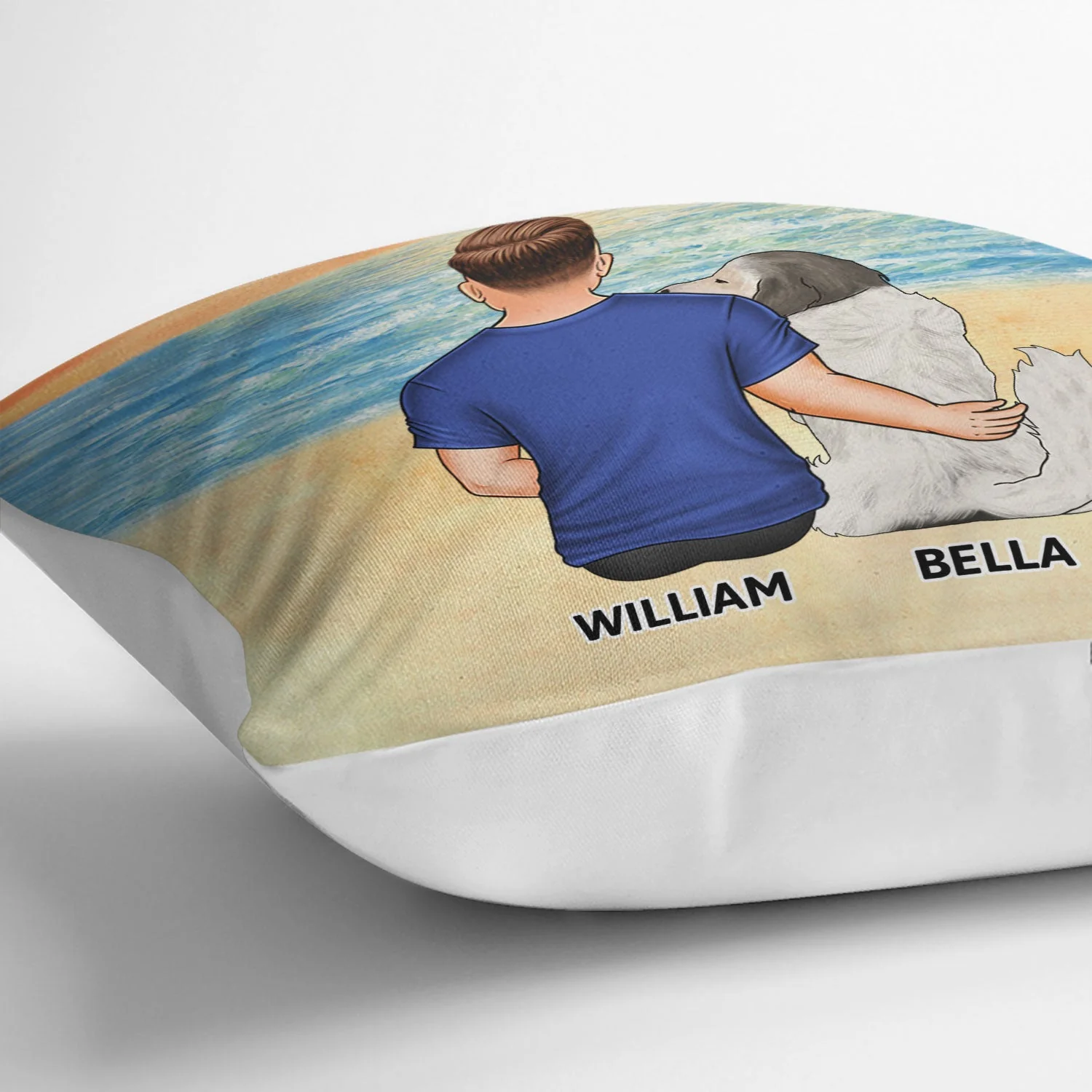 You & Me And The Fur Babies - Gift For Couples, Dog Lovers, Cat Lovers, Dog Mom, Dog Dad - Personalized Pillow - Image 3