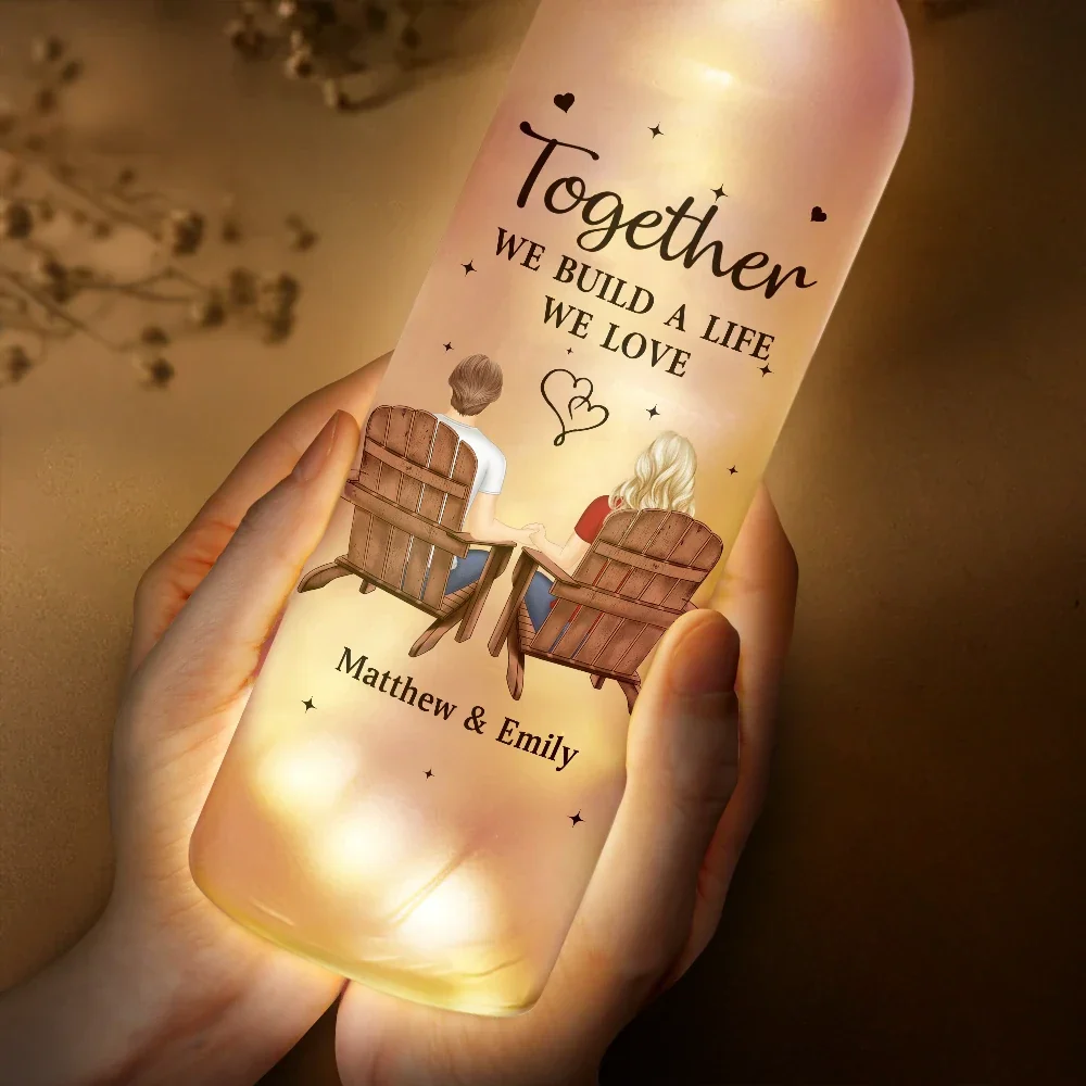 You & Me We Got This - Personalized Bottle Light - Image 4