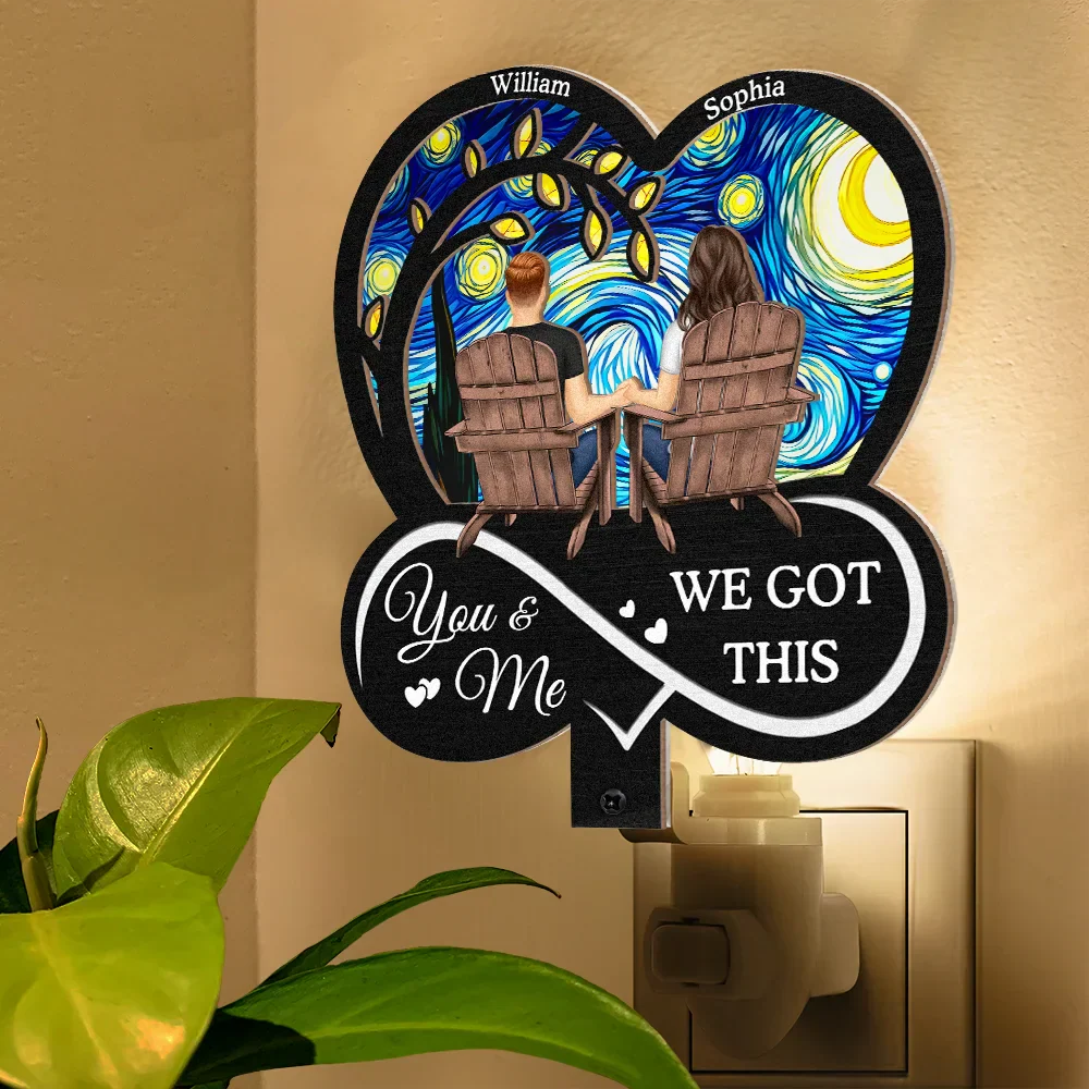 You & Me We Got This - Personalized Plug-in Night Light - Image 5