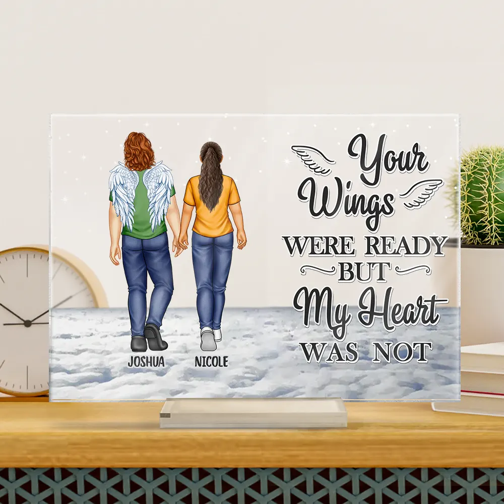 You Never Walk Alone - Personalized Horizontal Rectangle Acrylic Plaque - Image 3