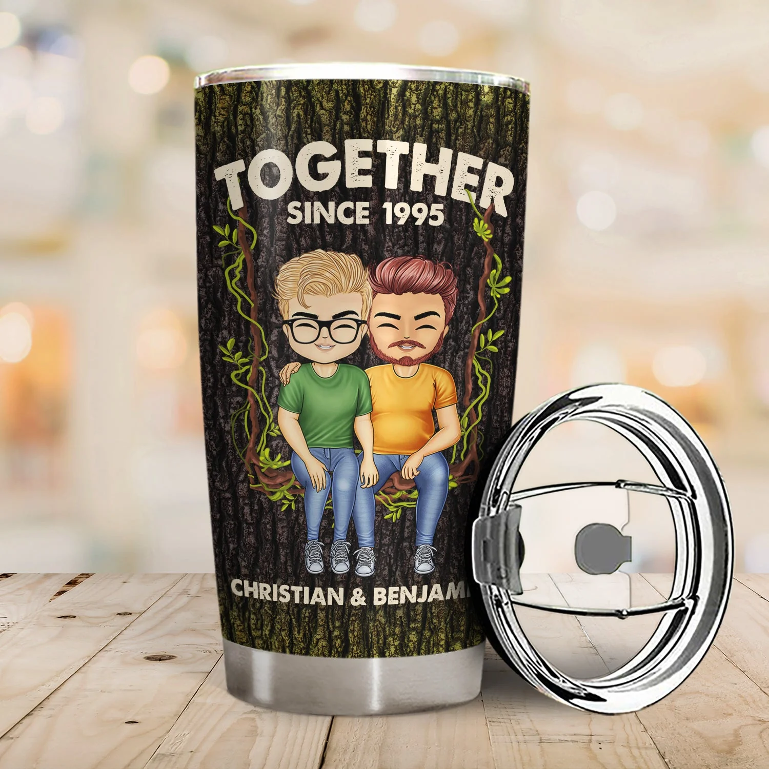 You're The Only One I Want To Annoy For The Rest - Birthday, Anniversary Gift For Spouse, Lover, Husband, Wife, Boyfriend, Girlfriend, Couple - Personalized Custom Tumbler - Image 2