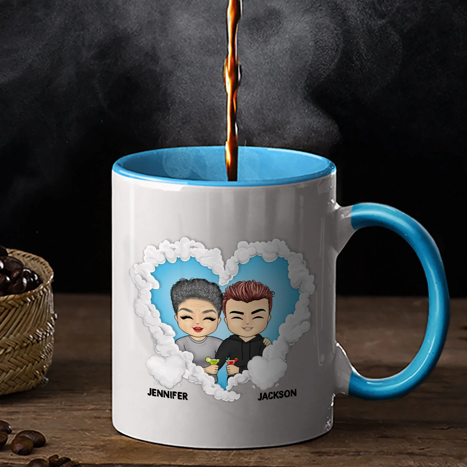 Your Other Kids - Gift For Mother - Personalized Custom Accent Mug - Image 2