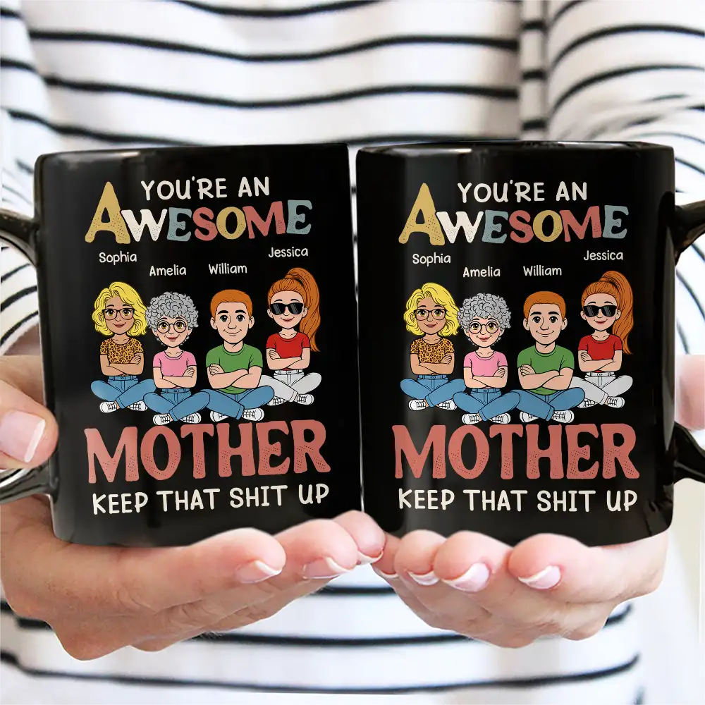 You're An Awesome Mom - Personalized Mug - Image 3