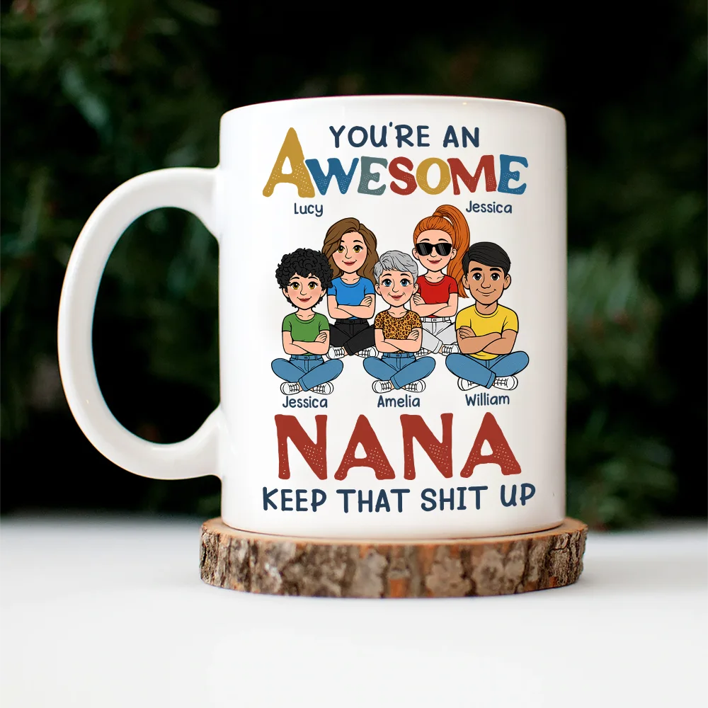 You're An Awesome Mom - Personalized Mug - Image 4