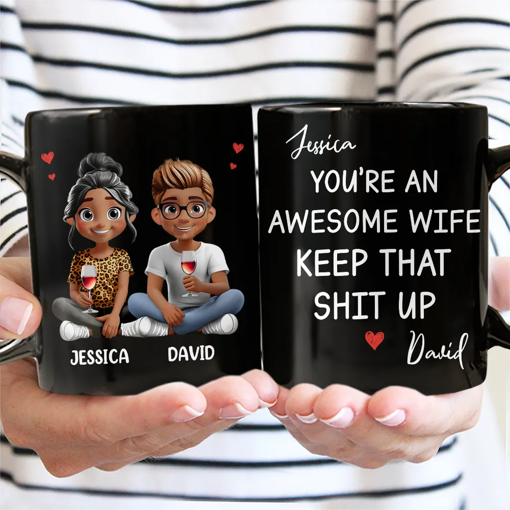 You're An Awesome Wife - Personalized Mug - Image 3