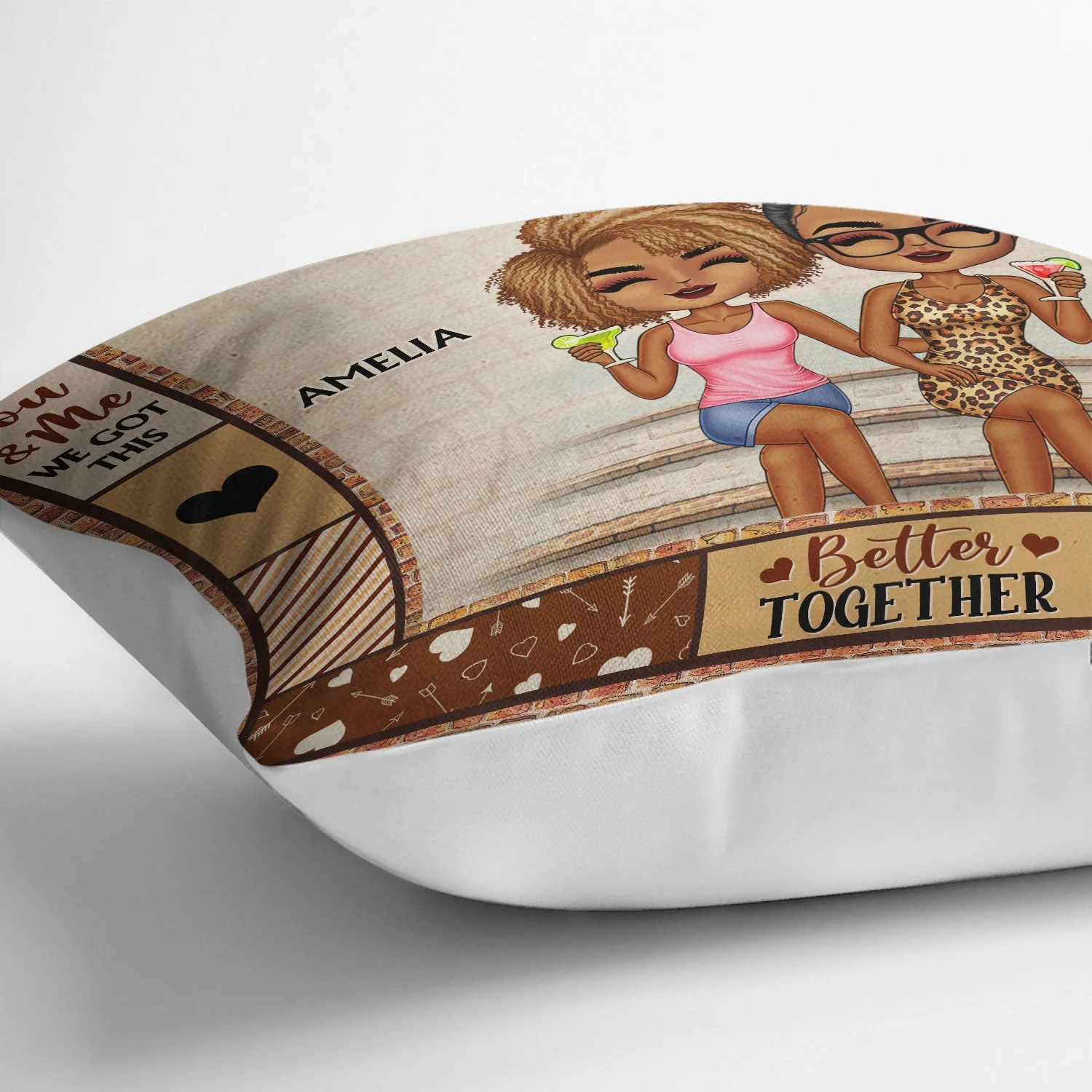 You're The Only One I Want To Annoy Better Together Couples - Anniversary, Birthday Gift For Spouse, Husband, Wife, Boyfriend, Girlfriend - Personalized Custom Pillow - Image 3
