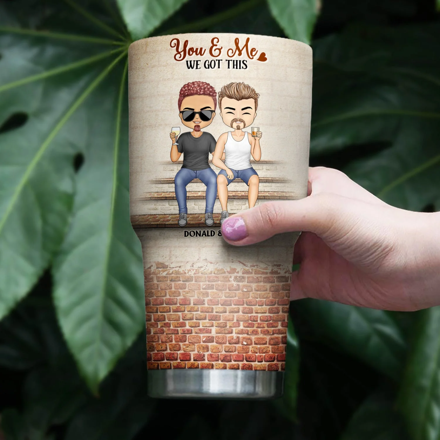 You're The Only One I Want To Annoy For The Rest Of My Life Couples - Anniversary, Birthday Gift For Spouse, Husband, Wife, Boyfriend, Girlfriend - Personalized Custom 30 Oz Tumbler - Image 4