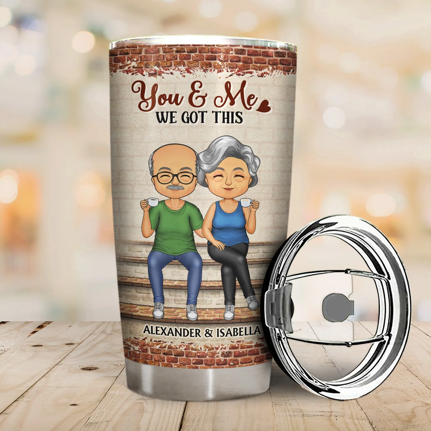 You're The Only One I Want To Annoy For The Rest Of My Life Husband Wife - Gift For Couples - Personalized Custom Tumbler - Image 2